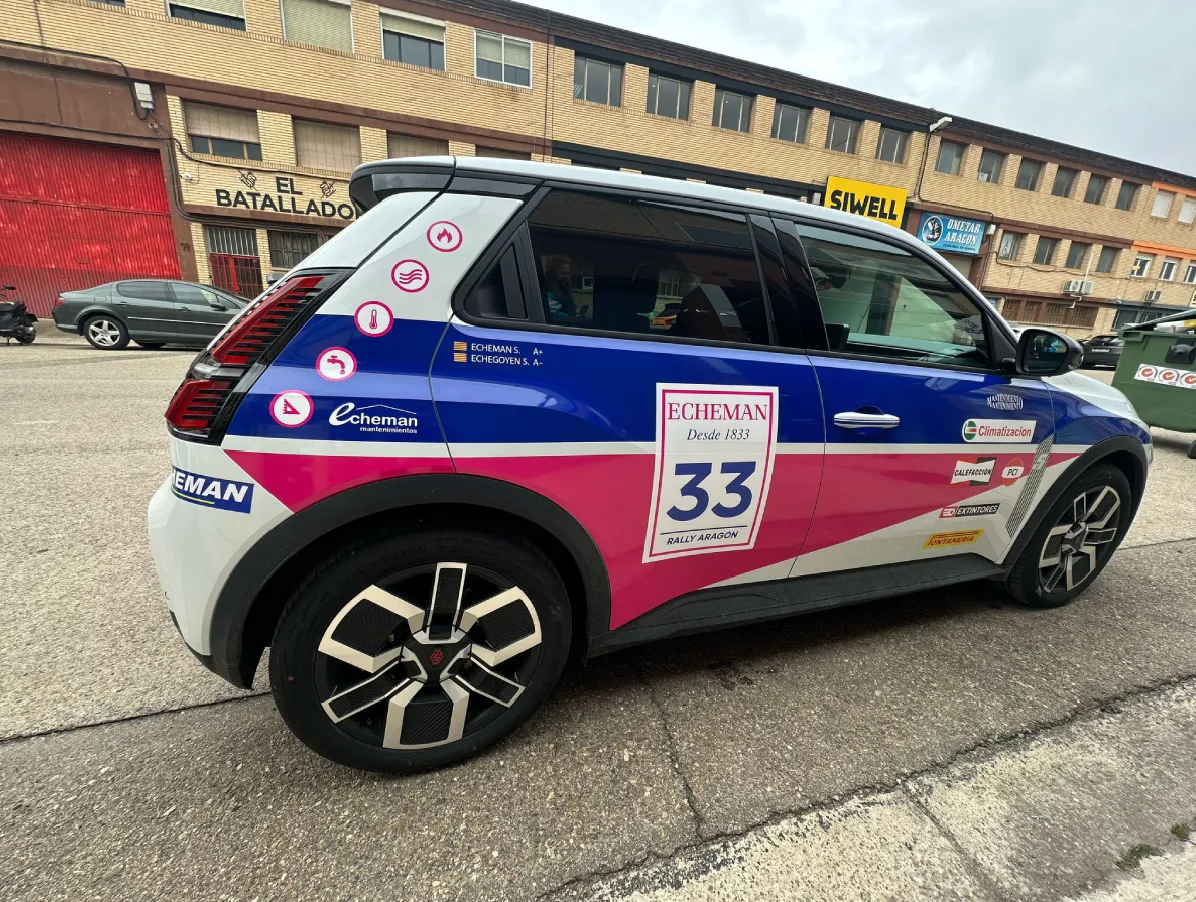 rotulación de coche